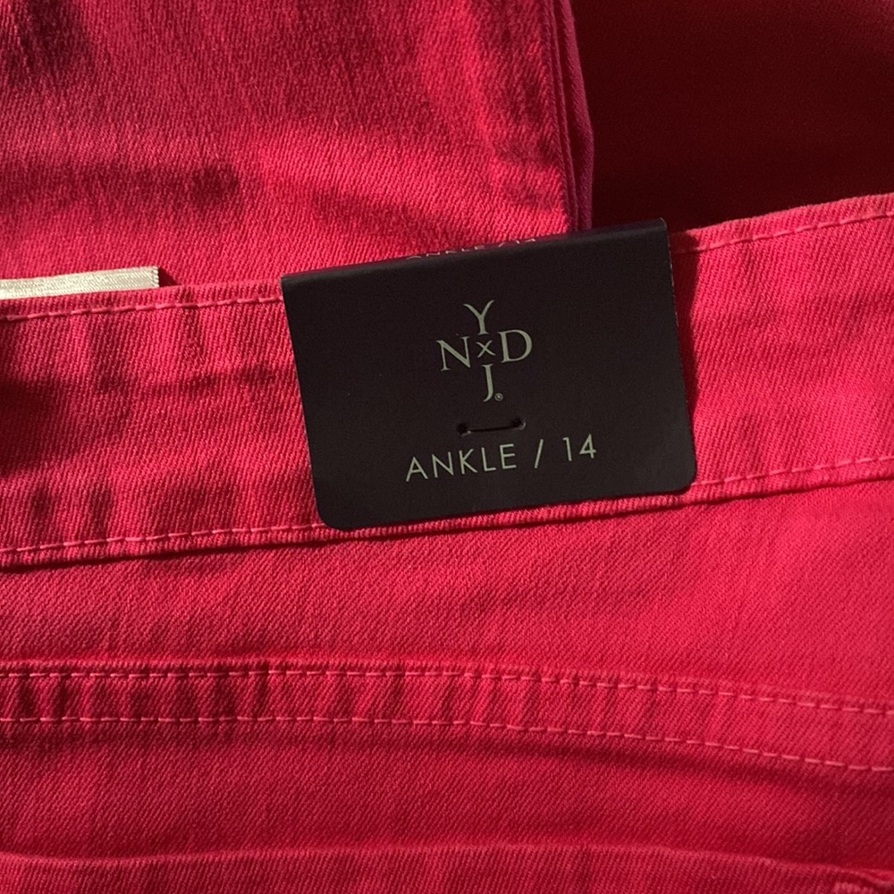 Pink NYDJ ankle length size 14 - Picture 3 of 3